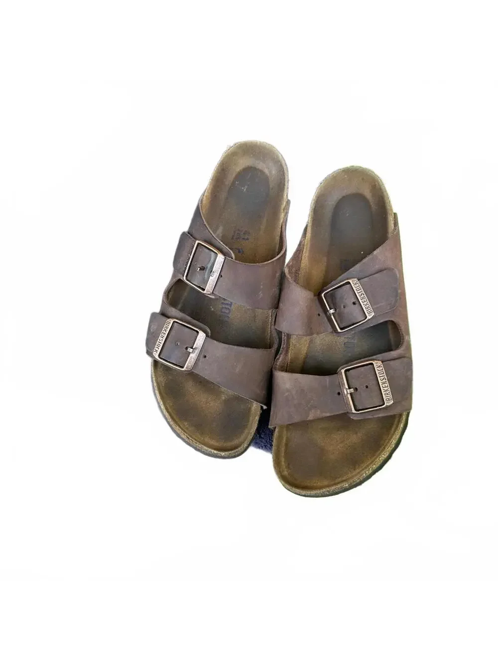 Birkenstock Arizona Oiled Leather Sandals – Habana Brown Size 41 EU M8 W10